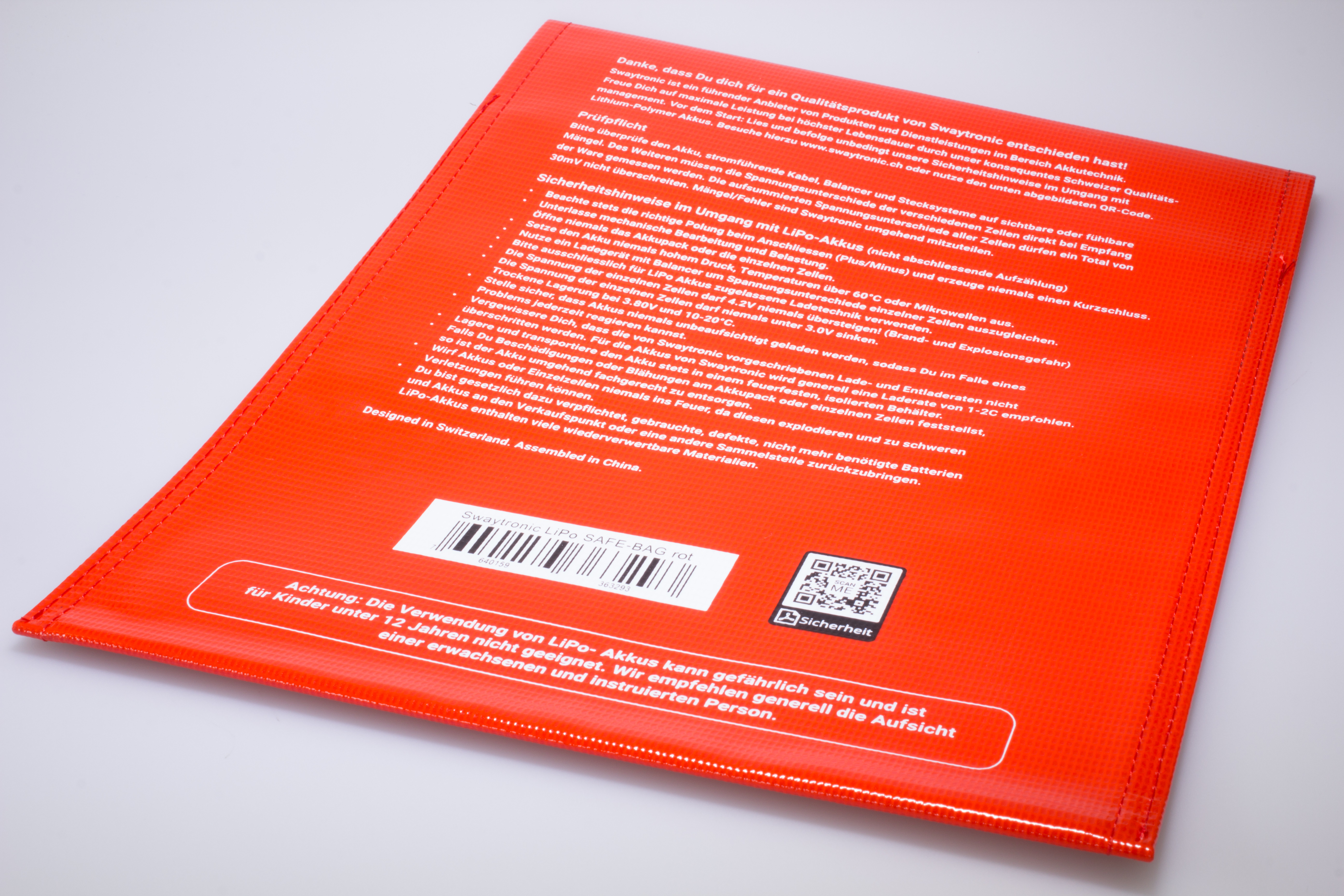 SWAYTRONIC LiPo SAFE-BAG red