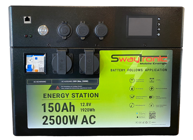 Ausstellungsmodelle - Energy Station 150Ah 2500W